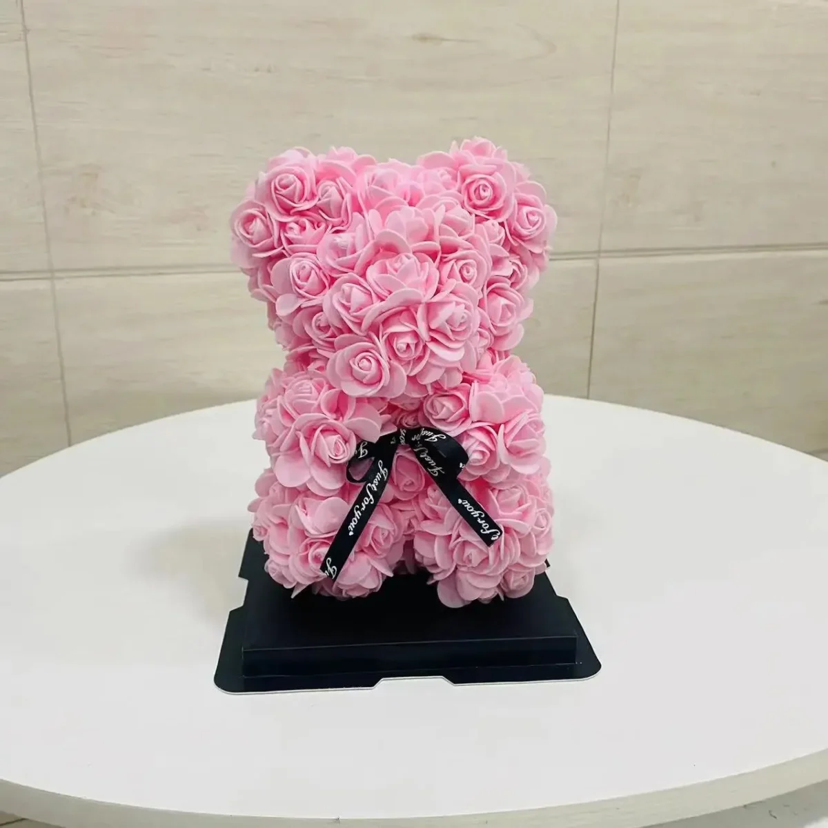 Rose Bear NEW Valentines Day Gifts 25cm Flower Bears Artificial Floral Decorations Mother' DAY Gift For Girlfriend Festival And - Image 2