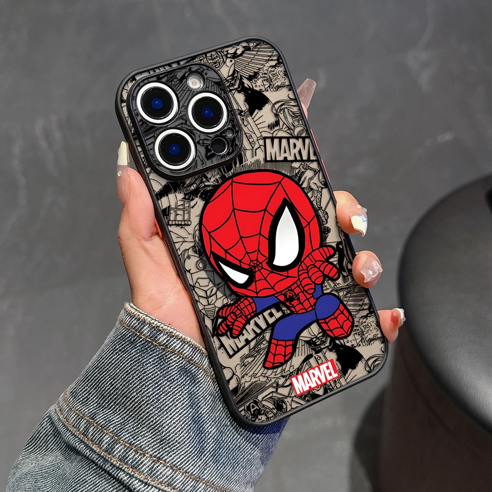 Magnetic Matte MarvelS SpiderManS GrootS Phone Case For Samsung Galaxy S25 S24 S23 S22 S21 S20 FE Plus Ultra 5G Back Cover - Image 2
